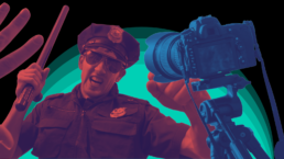 recording police
