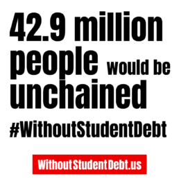 42.9 million people would be unchained without student debt