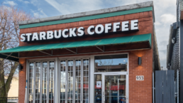 A Starbucks store facade