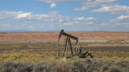 Oil Derrick near Ouray National Wildlife Refuge, Utah