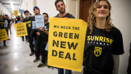 Hundreds of young people occupy Representative offices to pressure the new Congress to support a committee for a Green New Deal.