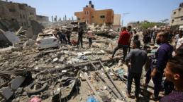 gaza rubble after 2021 attacks by Israeli forces