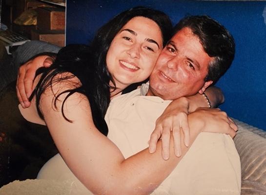 caption Roxane Assaf-Lynn and Mazen Dana at the Reuters office in Hebron, Palestine, 1999