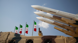 missiles on display at iran military museum