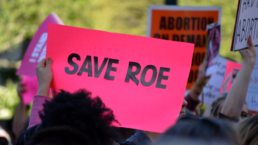 protest sign that says Save Roe