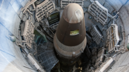 The 103-foot tall Titan II ICBM in its missile silo