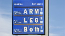 gas prices cost an arm and a leg