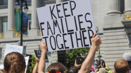 keep families together sign at protest