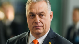 Viktor Orban at an EU meeting