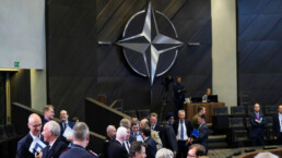 A meeting at NATO headquarters