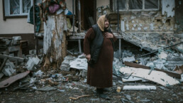 Irpin, Bucha, Dmitrivka. Atrocities of the russian army in the suburbs of Kyiv. Irpin. Houses of civilians destroyed by russian tanks. russia's war against Ukraine.