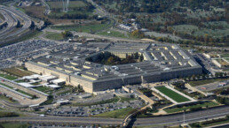 Aerial shot of the Pentagon during the daytime