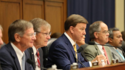 House armed services committeemembers sit on a panel