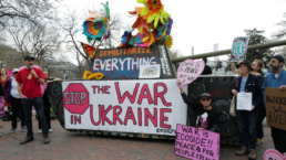 stop the war in Ukraine demilitarize everything invest in peace