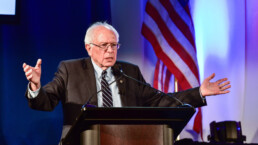 Bernie Sanders speaks at 20/20's Criminal Justice Forum which was held at Allen University. Dr. Ben Carson and Martin' O'Malley were also in attendance.
