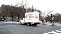 don't run joe mobile billboard