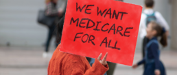we want Medicare for all sign