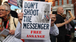 Call Out Vigil for Julian Assange, who has been detained in England for six years. Today the United Nations hears a further appeal on his behalf.