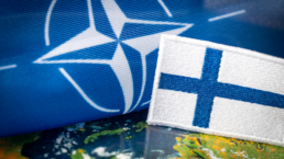 Finland and NATO on map