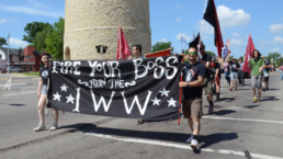 IWW workers in parade
