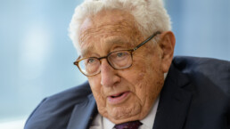 The 56th United States Secretary of State Henry Alfred Kissinger on the interview of Russian television