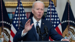 US President Joe Biden speaks on the US banking system after the collapse of Silicon Valley Bank.