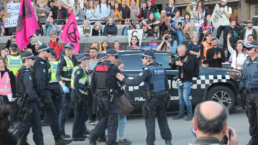 climate activists arrested by police