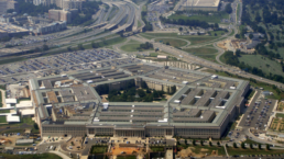 the pentagon building seen from overhead
