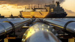 lng pipelines and ship