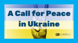 a call for peace in Ukraine