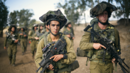 soldiers in israeli on a training mission