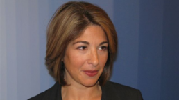 naomi klein photographed with half her face in shadow
