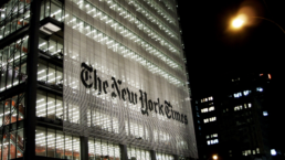 the times headquarters shown at night