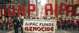 Thousands of Jews Shut Down AIPAC HQ Protesting Group’s Opposition to Ceasefire, 18 Arrested Staging Sit-In at Offices of AIPAC-Supported Senators Schumer and Gillibrand. Image: JVP