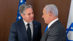 blinken and netanyahu shake hands