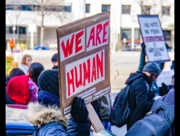 protest sign that says 