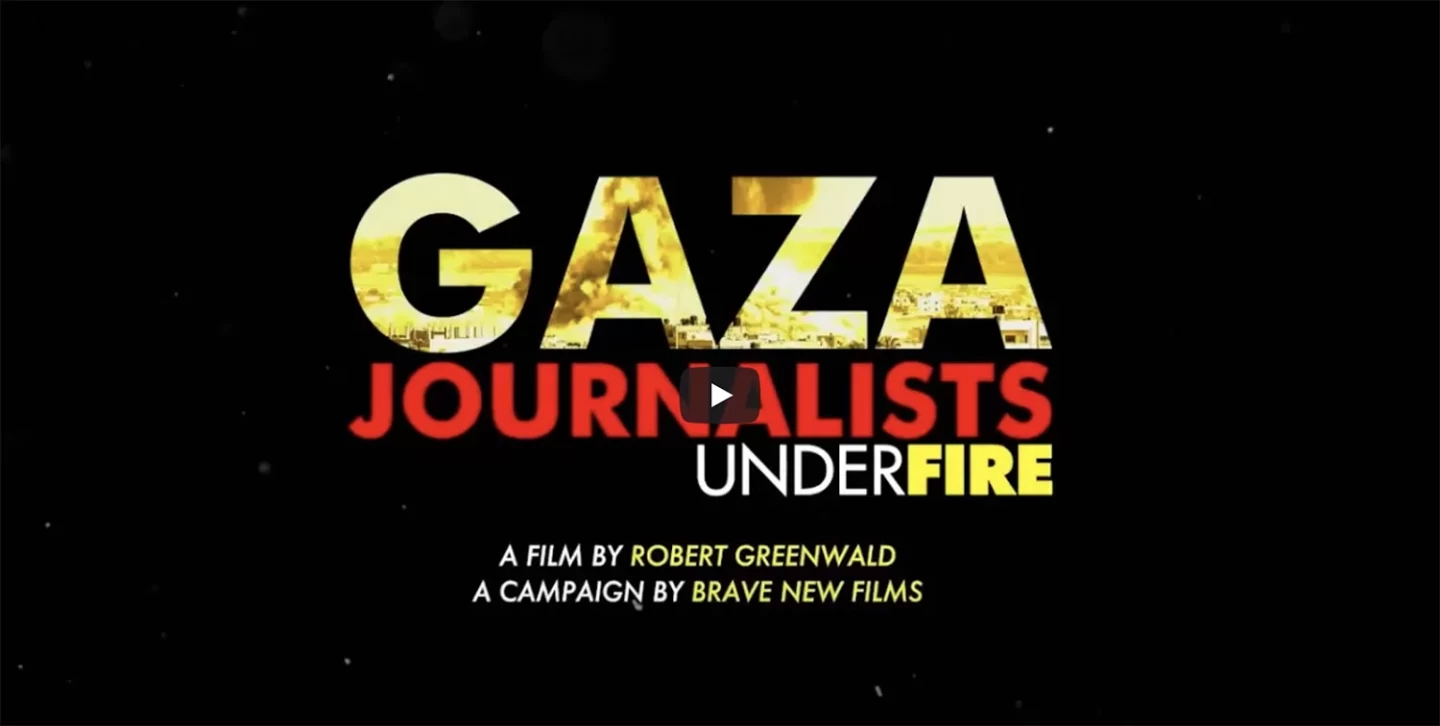 gaza journalists under fire