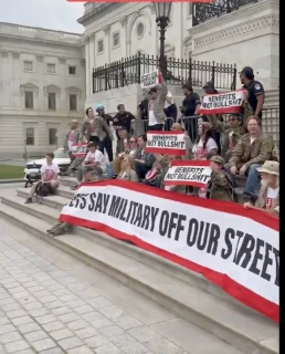 Veterans Organizations Demand “Military Off Our Streets” in DC before Trump's army parade