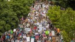 no kings protest in portland, OR