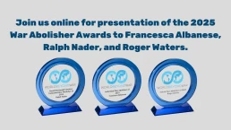 world beyond war 2025 war abolishers awards
