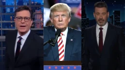 jimmy kimmell stephen colbert and donald trump