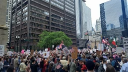 No Kings Protest in Chicago