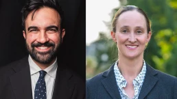 Zohran Mamdani and Katie Wilson