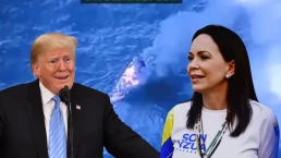 trump and maria machado form venezuela