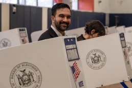 zohran mamdani voting in nyc