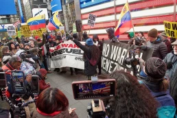 War on Venezuela Protests