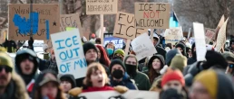 ICE protest in Minneapolis Jan 10, 2026