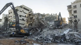 The aftermath of the Iranian attack in March 2026. via wiki commons, Alexander Khanin