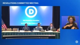 DNC Resolutions Committee Meeting - April 9, 2026 7-44 screenshot