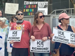 richmond virgina protest against ICE